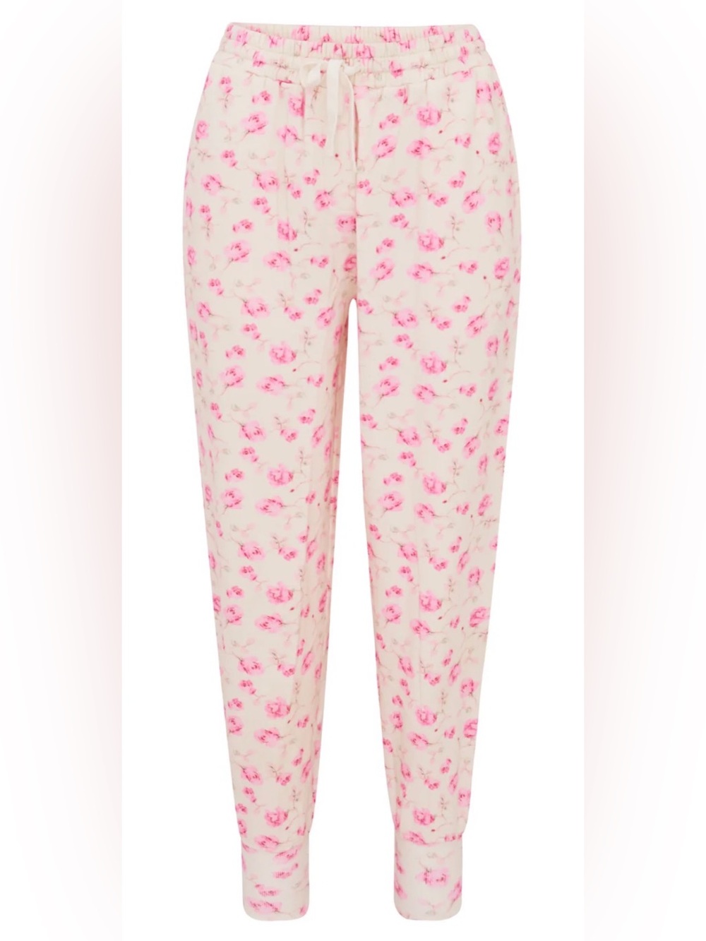 Lolana Floral Cotton Sweatpants Size L